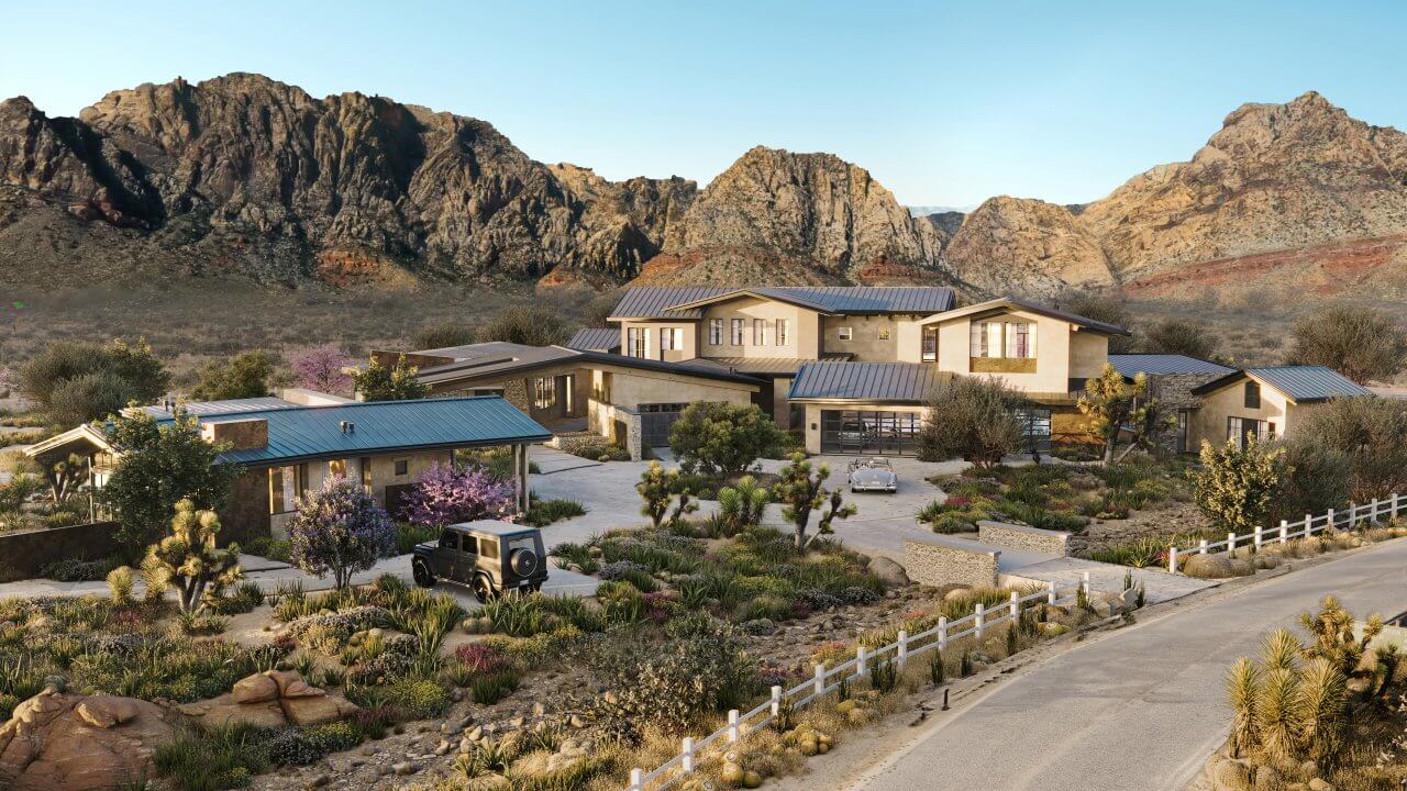 Reserve at Red Rock by Blue Heron Luxury Homes in Las Vegas