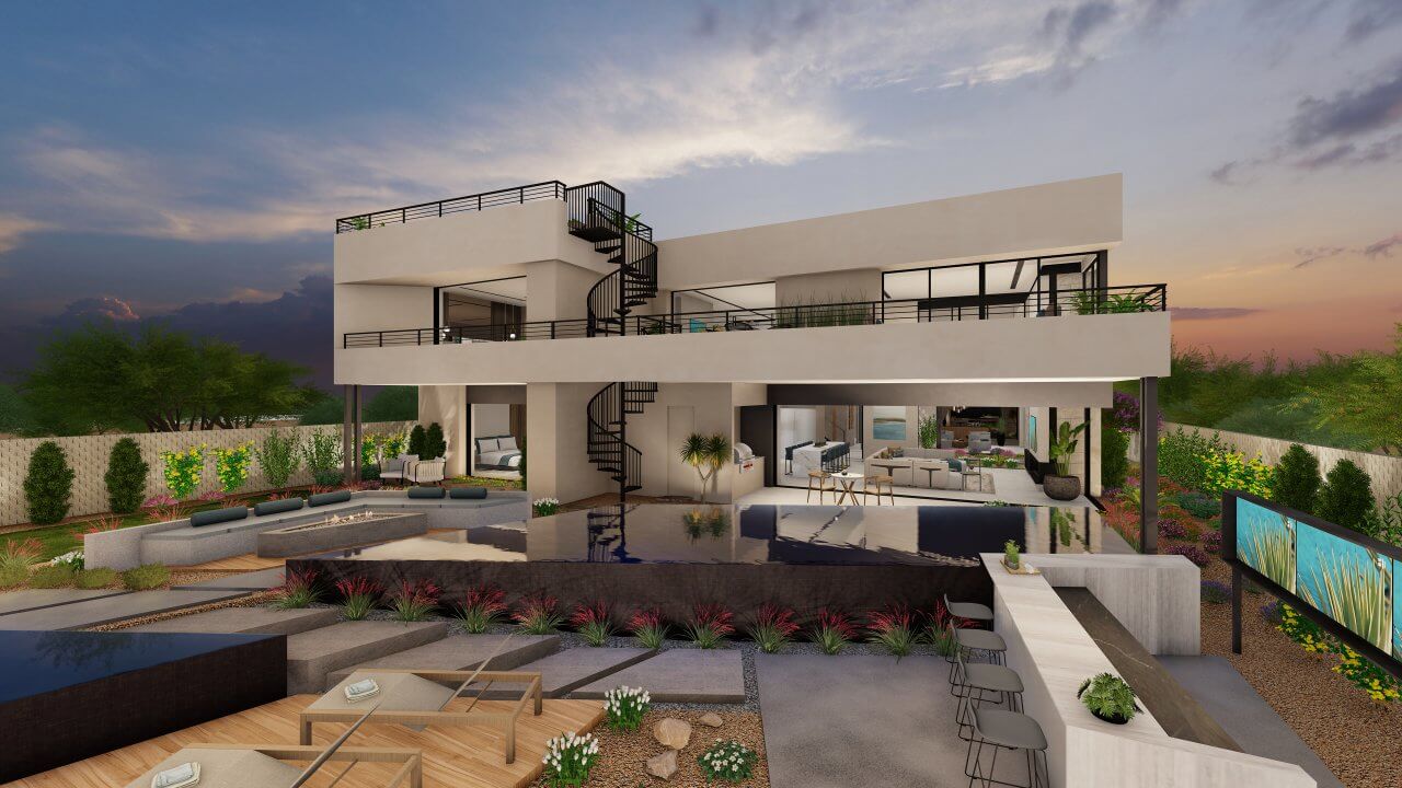 Arvada by Blue Heron Zenith Floor Plan Lake Las Vegas Homes