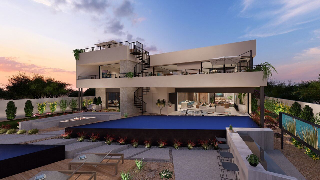 Arvada by Blue Heron Zenith Floor Plan Lake Las Vegas Homes