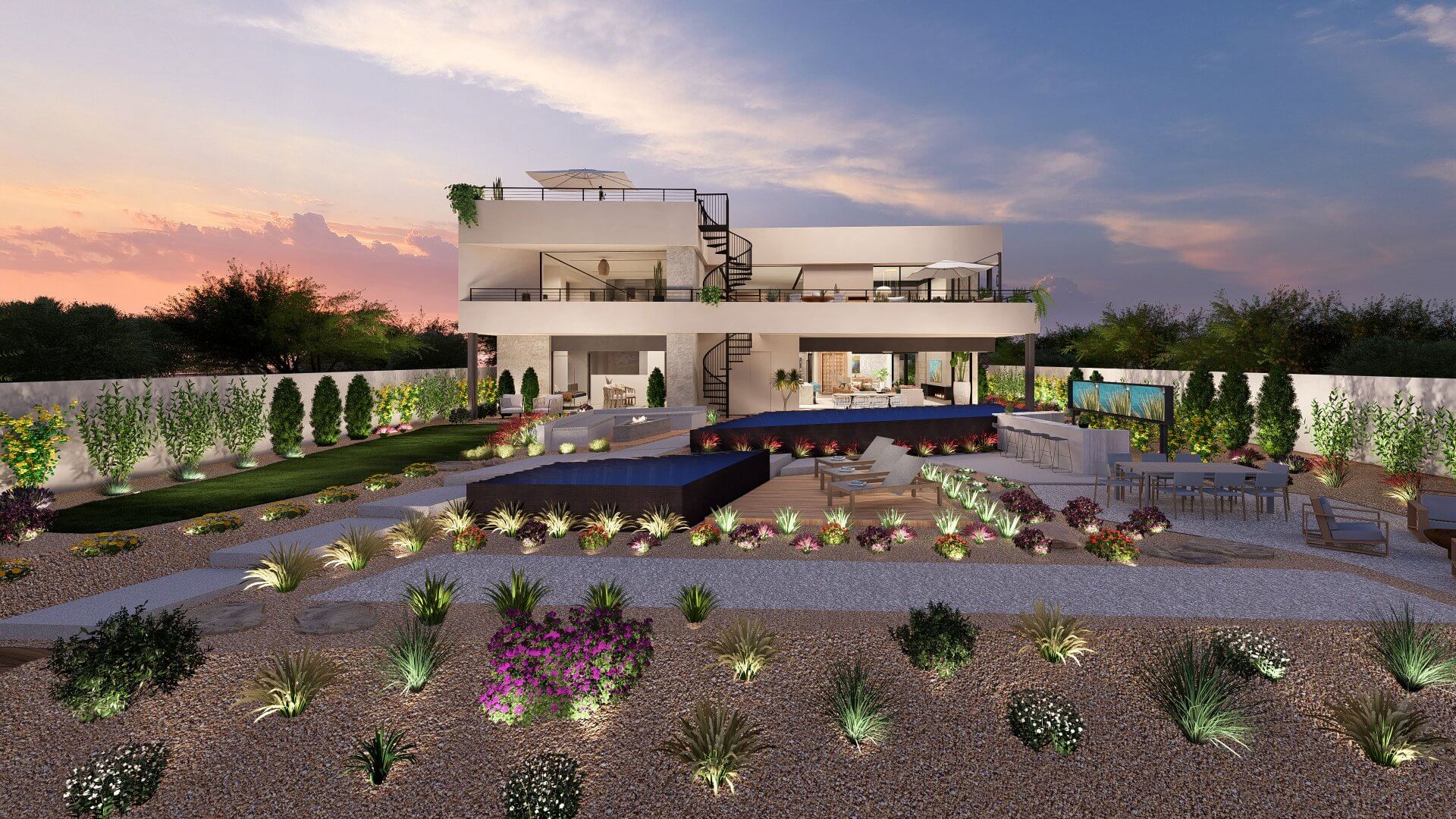 Arvada by Blue Heron Zenith Floor Plan Lake Las Vegas Homes