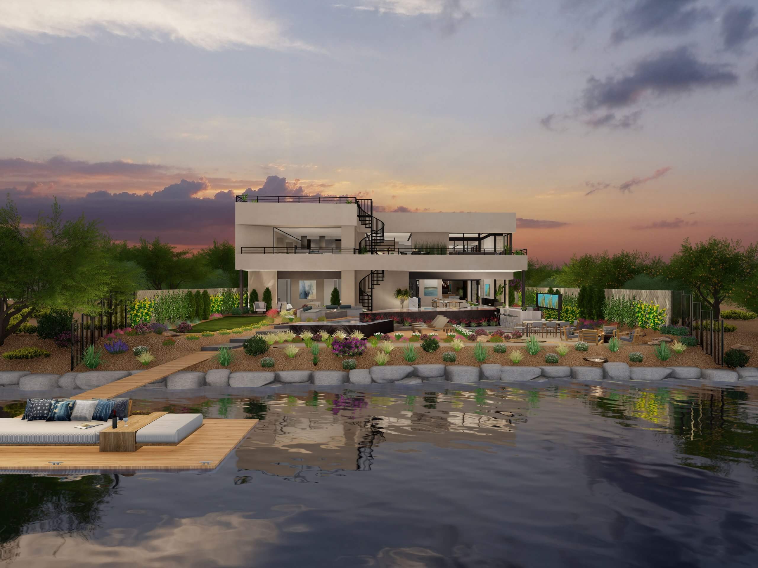 Arvada Homesite 19 Blue Heron Luxury Homes Lake Las Vegas